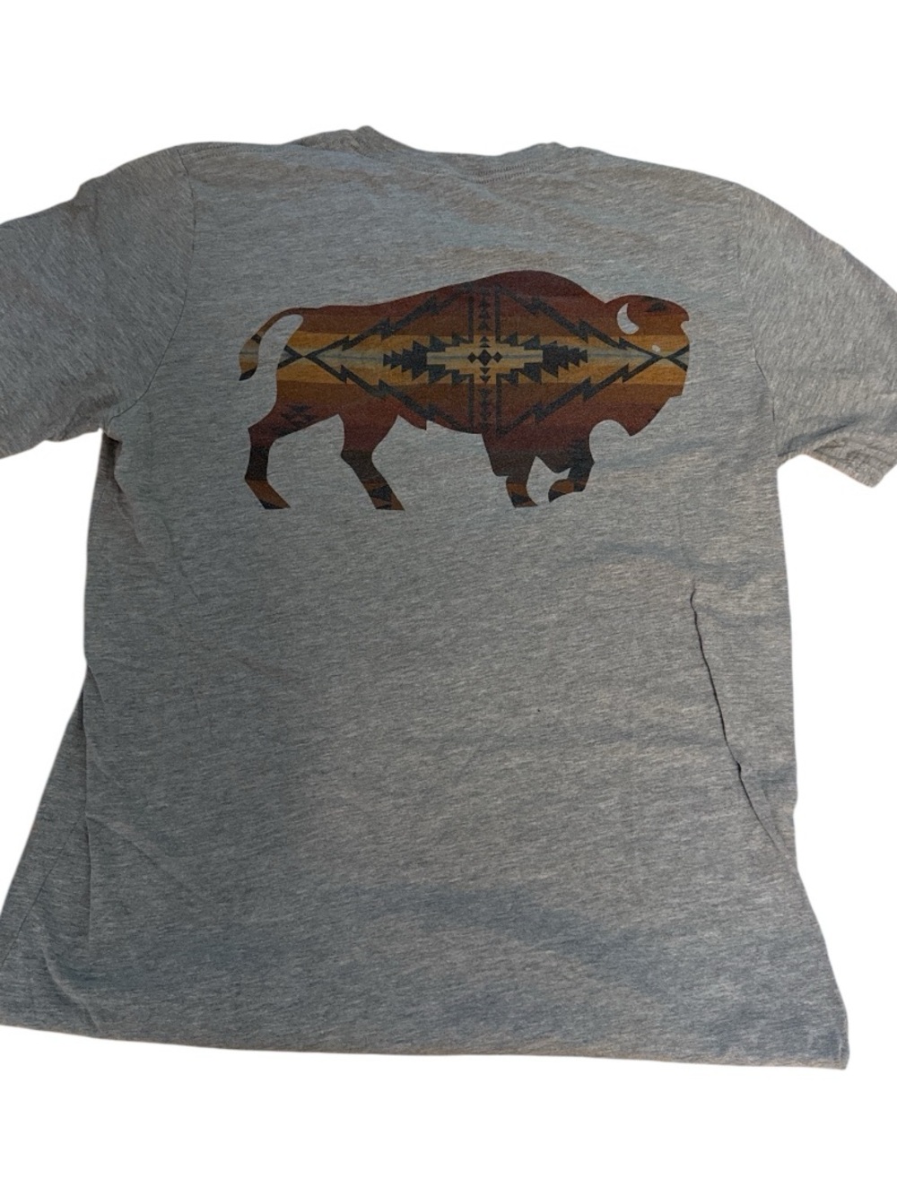 Pendleton Trapper Peak Bison Heather Gray  Tee - Picture 3 of 4